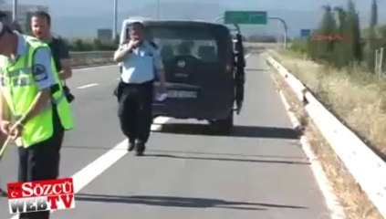 Misket havası oynarken araçtan düştü