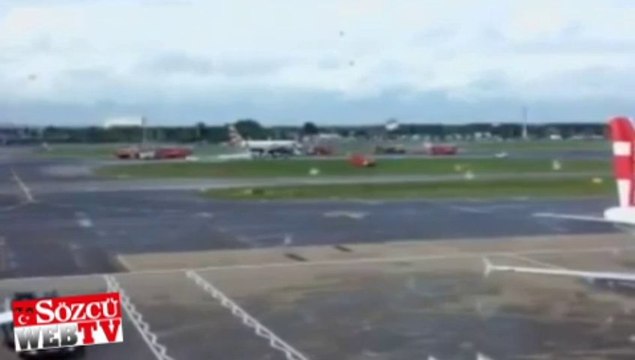 Havada dehşetin görüntüsü