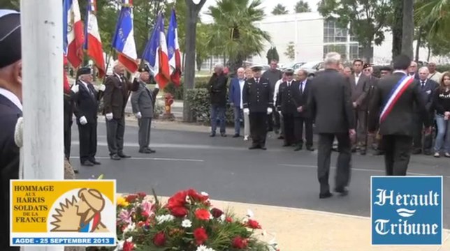 AGDE - 2013 - L’hommage aux Harkis à AGDE le 25 septembre 2013 34300