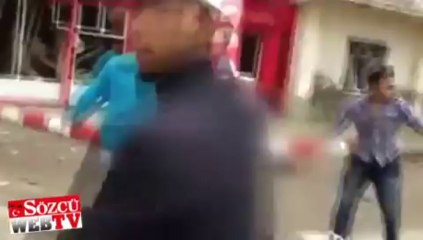 İlk görüntüler Suriyelilerden!