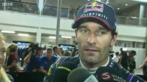 BBC F1: Mark Webber Post Qualifying Interview (2013 Singapore Grand Prix)