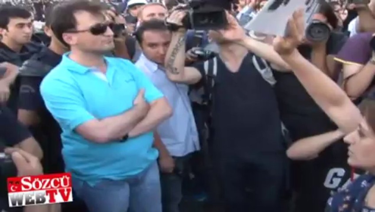 Polisten ilginç tepki