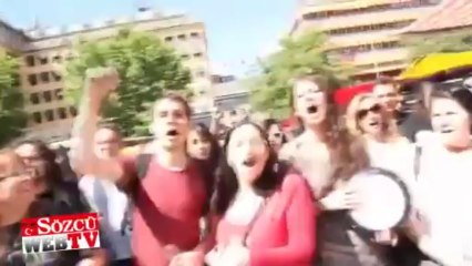 Eyleme bir destek de Stockholm’dan