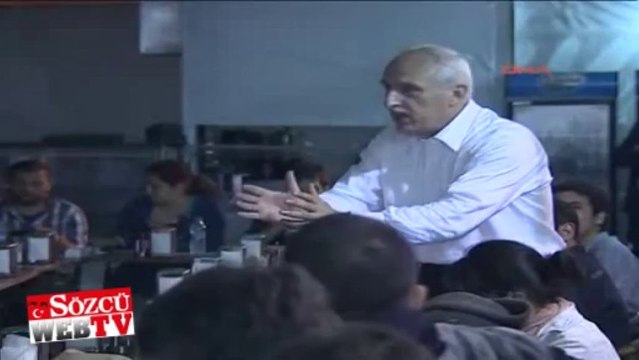 Vali Mutlu eylemcilerle biraraya geldi