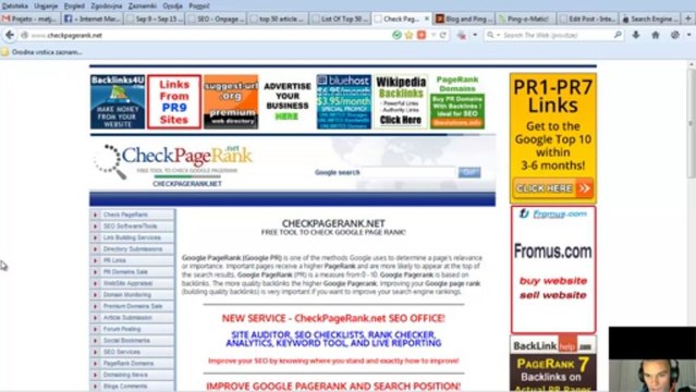 Search Engine Optimization for Dummies - Off Page SEO