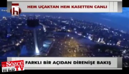 Taksim meydanına bir de bu açıdan bakın