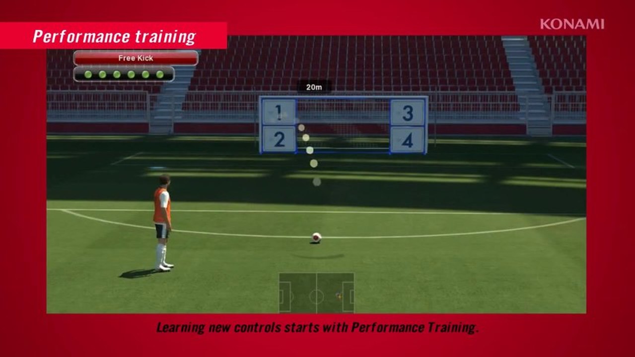 PES 2014 - Trailer mode entrainement