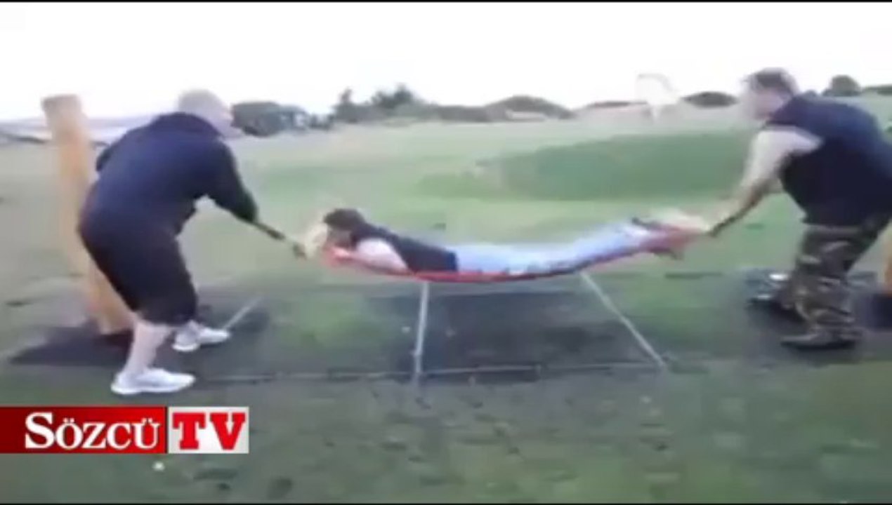 Hamak sallamakta level atlamak