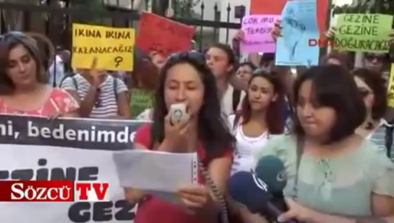Pedli ‘hamile kadın’ eylemi