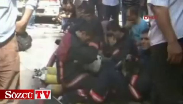 Bağcılar’da sünger fabrikası yandı