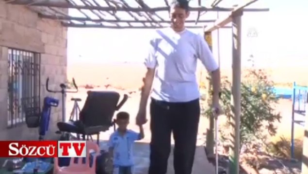 Dünyanın en uzun adamı ”ev”leniyor