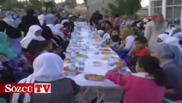 Pkk’lıların ailelerine iftar yemeği