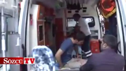 Motosikletli grup tarafından bıçaklandı