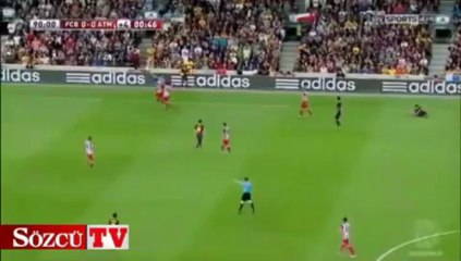 Arda Turan kırmızıyı gördü deliye döndü