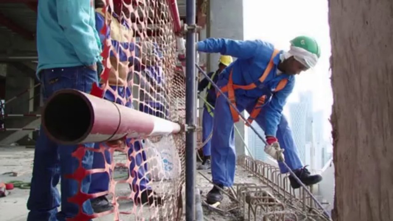 Nepalíes muertos en obras de Catar