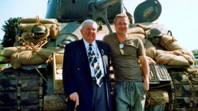 Brad Pitt Invites WWII Vet to 'Fury' Set to Share Experiences