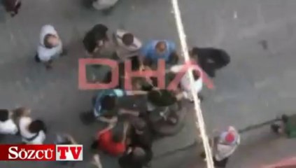 Önce pala, şimdi de silah!