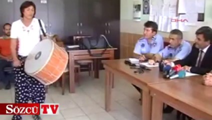 Kadın davulcunun sınav heyecanı