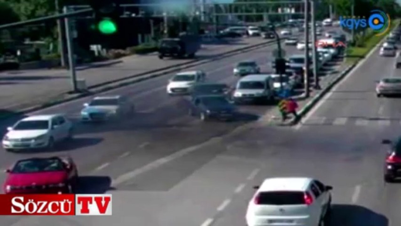 İlginç kazalardan ilginç görüntüler