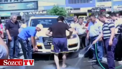 4 tonluk cipi diliyle çekti