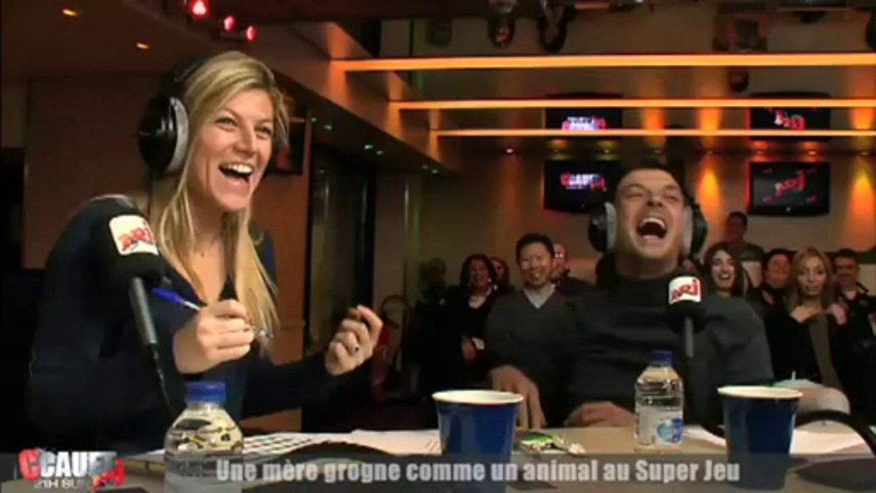 Un mère grogne comme un animal au Super Jeu - C'Cauet sur NRJ