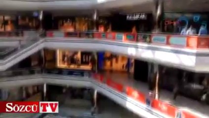 AVM’de intihar girişimi