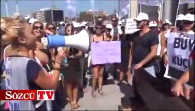 Hava-iş’ten adliye önünde protesto