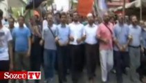 Bilal Erdoğan Mısır protestosunda
