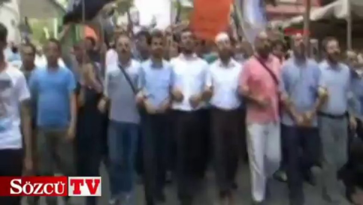 Bilal Erdoğan Mısır protestosunda