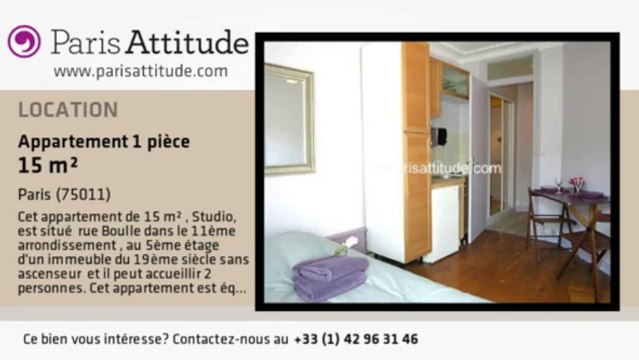 Appartement Studio à louer - Bastille, Paris - Ref. 6169
