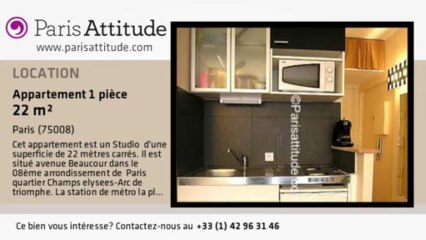 Appartement Studio à louer - Arc de Triomphe, Paris - Ref. 4270