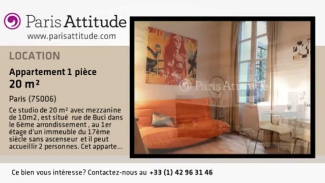 Appartement Studio à louer - St Germain, Paris - Ref. 4468