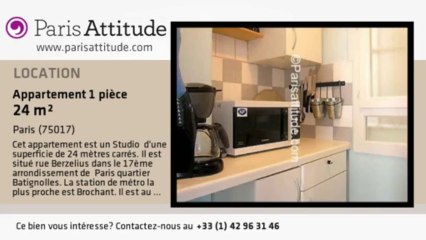 Appartement Studio à louer - Porte de Clichy, Paris - Ref. 3090