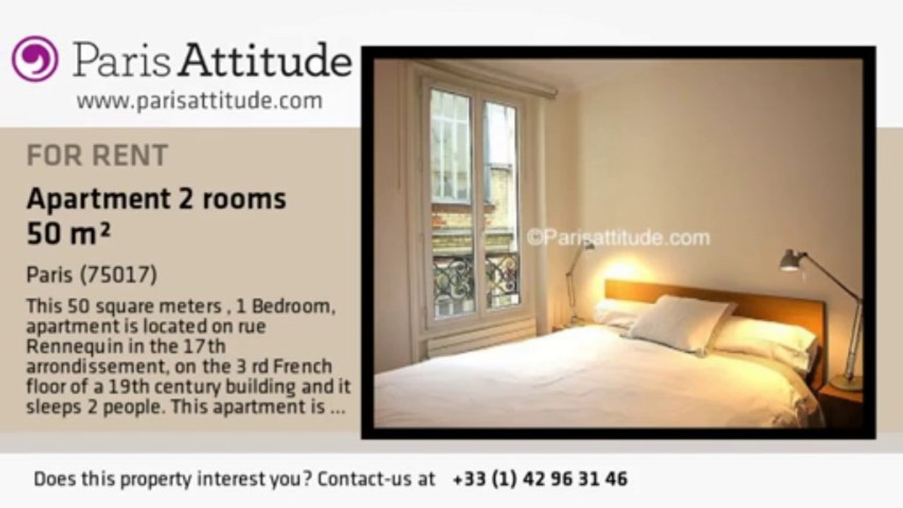 1 Bedroom Apartment for rent - Pereire, Paris - Ref. 5280