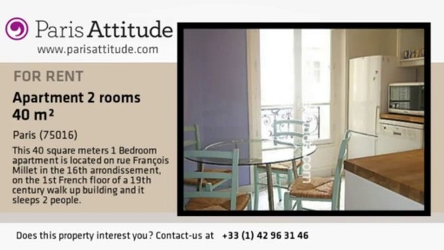 1 Bedroom Apartment for rent - Maison de la Radio, Paris - Ref. 5028