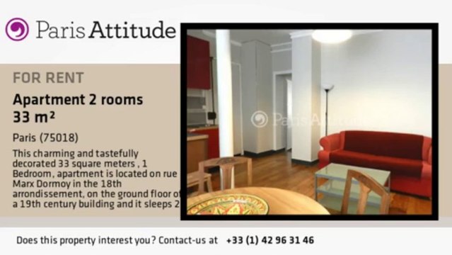 1 Bedroom Apartment for rent - Marx Dormoy, Paris - Ref. 8592