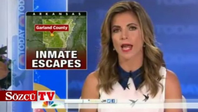 Mahkumun cezaevinden kaçış anı kamerada