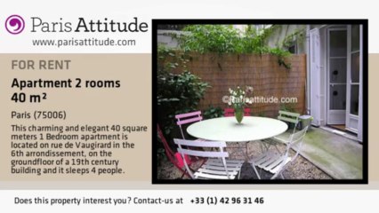 1 Bedroom Apartment for rent - Jardin du Luxembourg, Paris - Ref. 4787