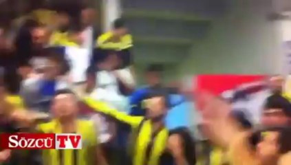 Polisin yüzüne karşı Ali İsmail tezahüratı