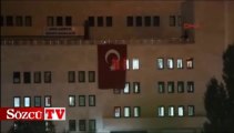 Mermi izinin üzerine Türk bayrağı asıldı!
