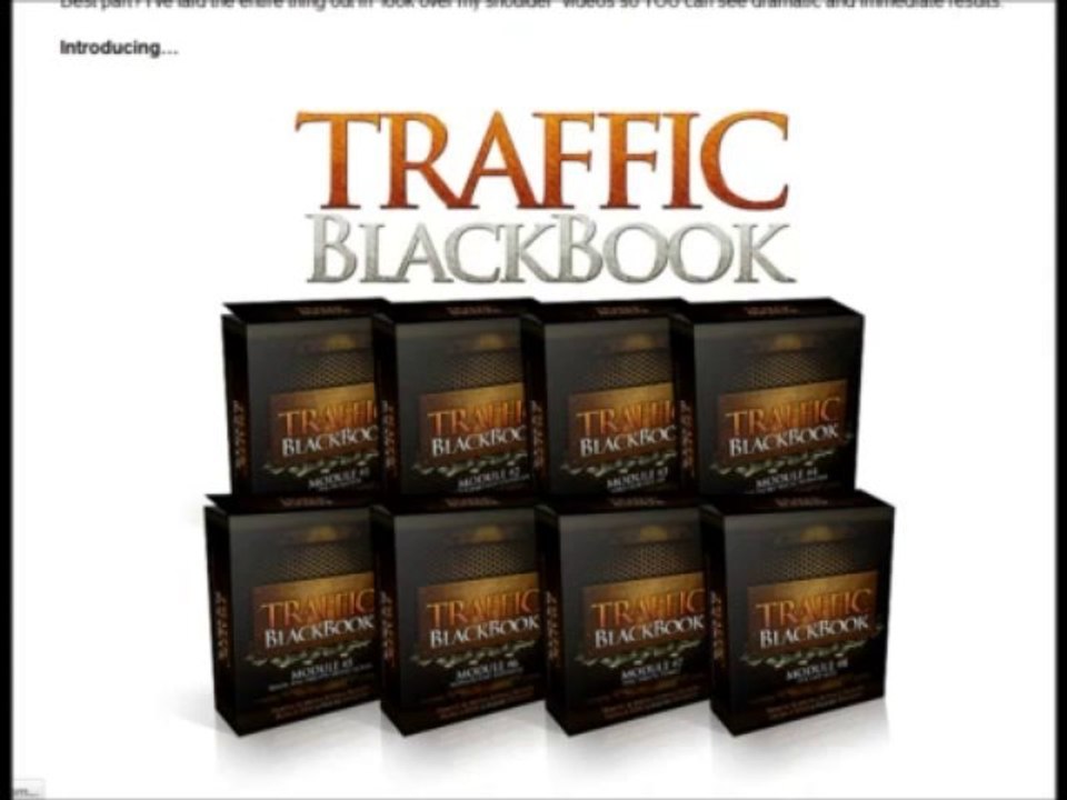 Traffic Blackbook - Easy Way to Get Good Traffic To Your Web