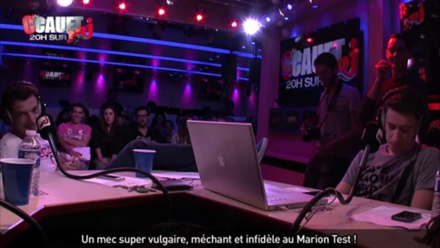Un mec super vulgaire, méchant et infidèle au Marion Test ! - C'Cauet sur NRJ