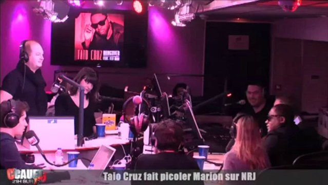 Taio Cruz fait picoler Marion - C'Cauet sur NRJ
