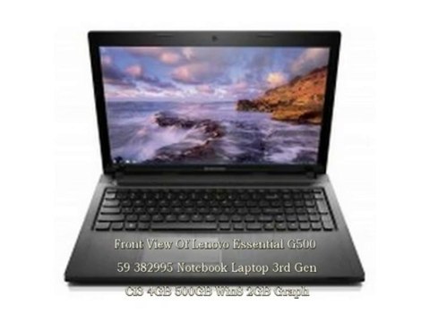 Lenovo Essential G500 (59-382995) Notebook Laptop (3rd Gen Ci3/4GB/500GB/Win8/2GB Graph)