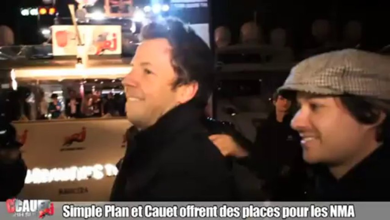 Simple Plan et Cauet offrent des places pour les NMA - C'Cauet sur NRJ