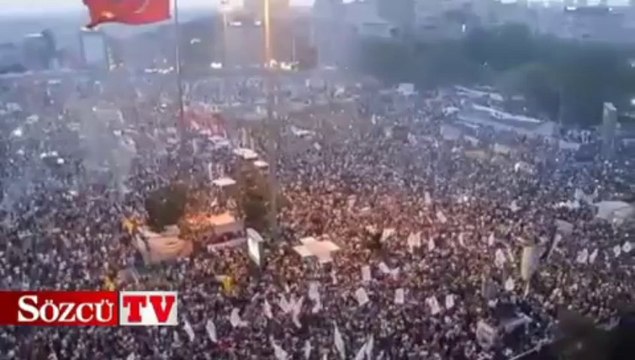 Gezi direnişine kuş bakışı bakmış mıydınız hiç?