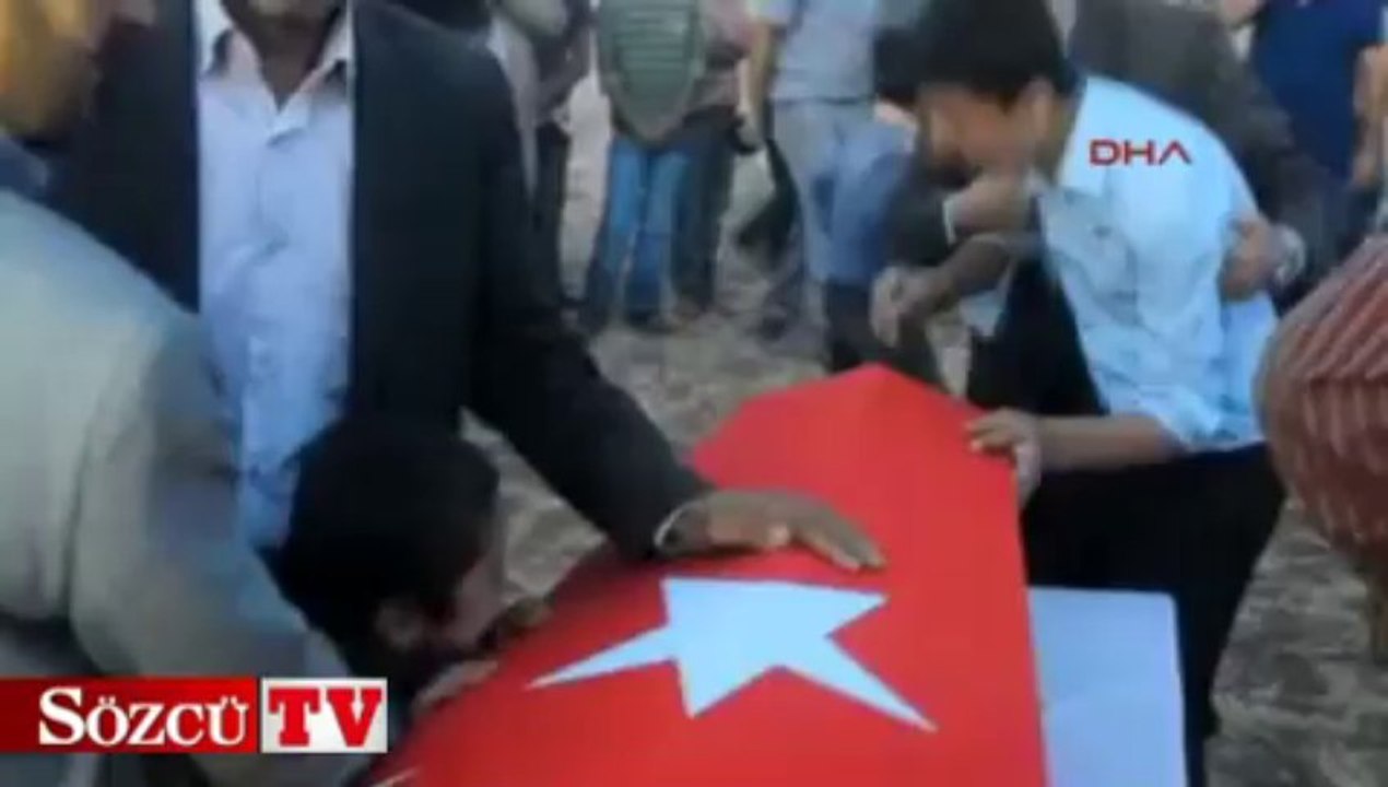 Muş şehidini uğurluyor