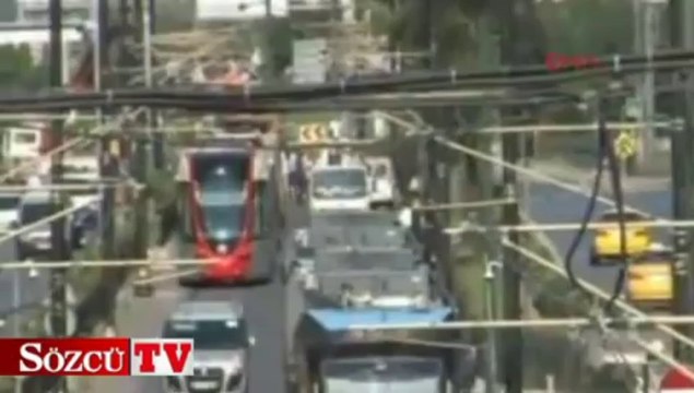 Tramvay seferleri durdu (3G)