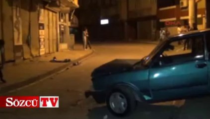 Korsan gösteriye polis müdahalesi