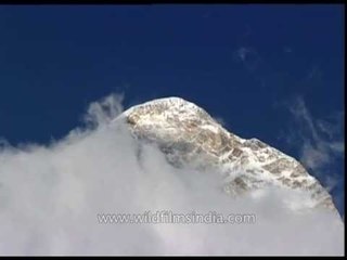 Spectacular view of Nanda Devi's summit